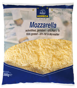 HS MOZZARELLA  STROUHANÁ 2KG