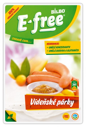 Bilbo E-free, Vídeňské párky 170 g